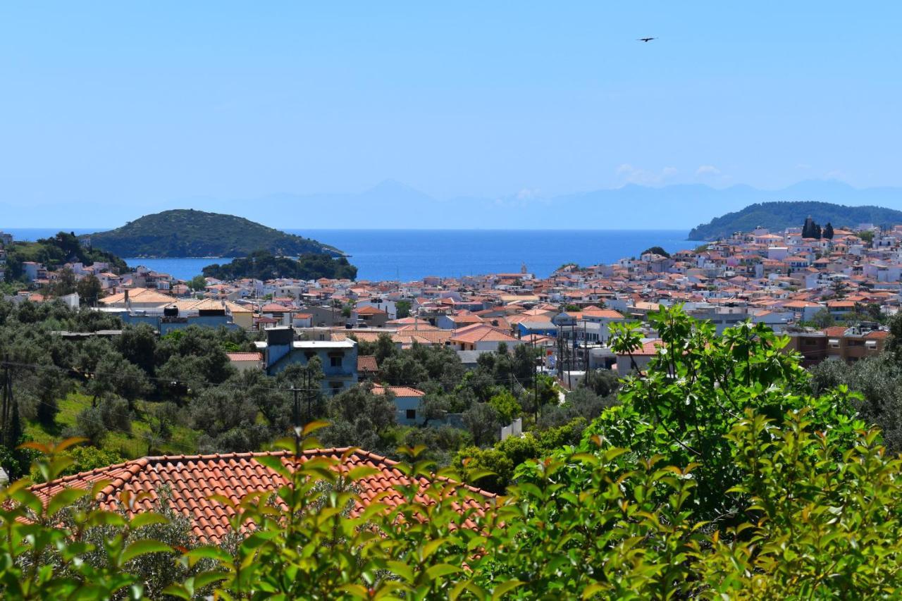 Villa Krini Skiathos stad Exteriör bild