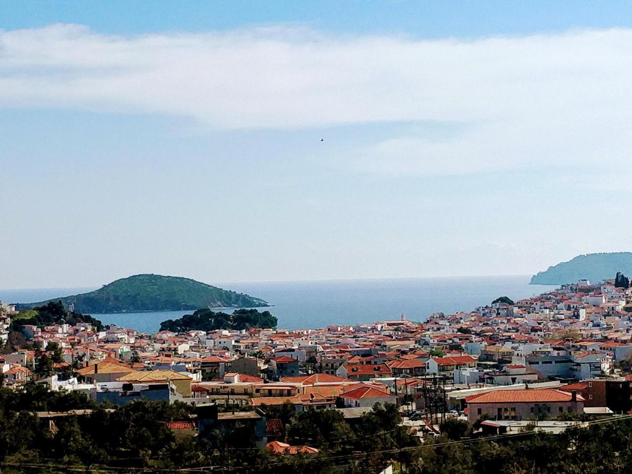 Villa Krini Skiathos stad Exteriör bild